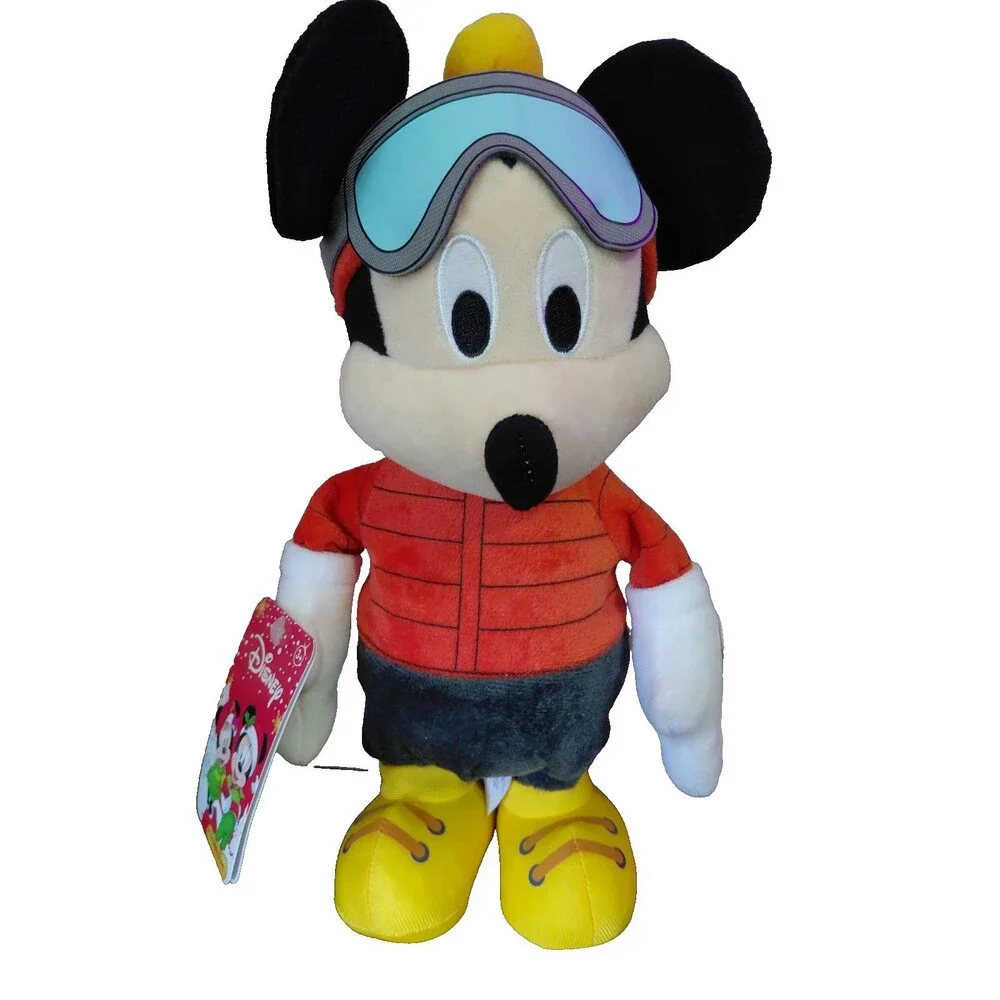 Disney Holiday Christmas Singing Mickey Mouse Plush DECK THE HALLS Ski 12